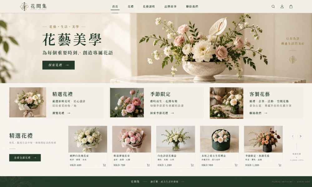 花店及花藝品牌