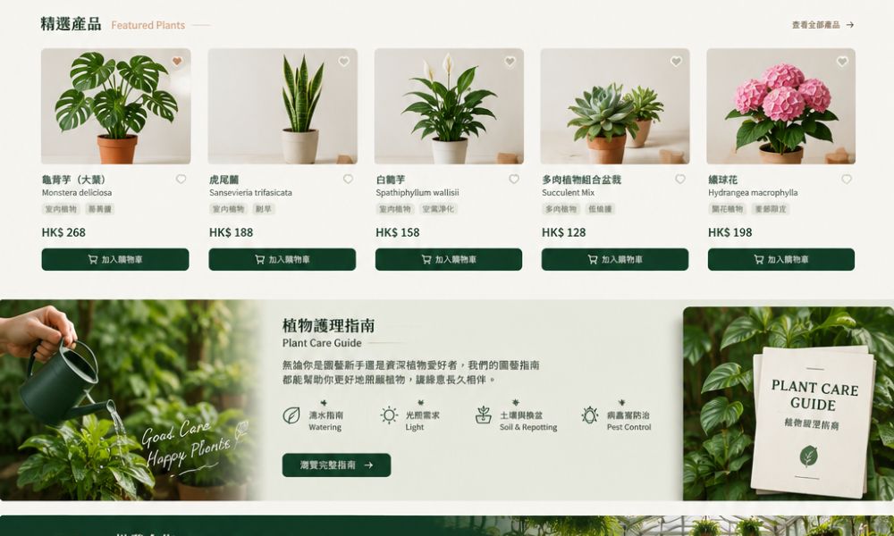 苗圃及植物供應
